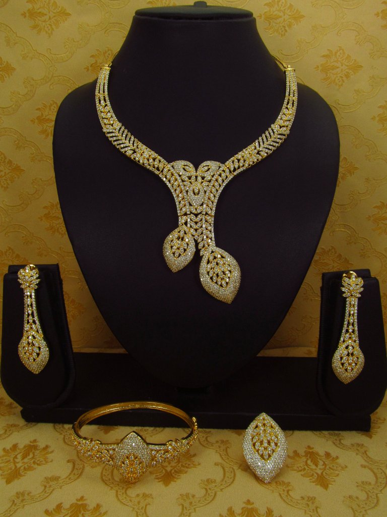 Imitation Diamond Cz Jewelry Set - 4933560 - View 2