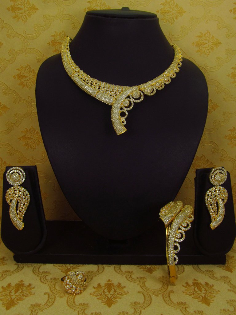 Imitation Diamond Cz Jewelry Set - 4933560 - View 3